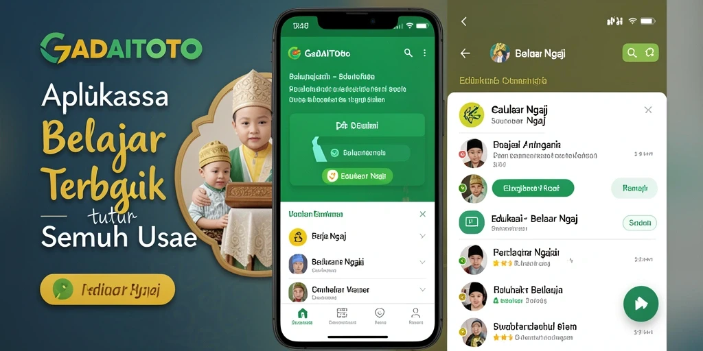 Antarmuka GADAITOTO yang ramah pengguna untuk belajar ngaji.
