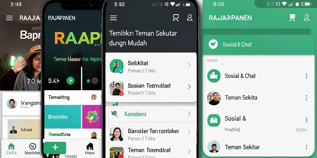 Tampilan antarmuka RAJAPANEN yang modern dan mudah digunakan.