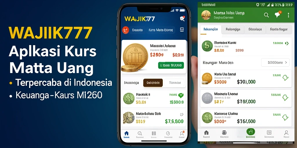 Antarmuka WAJIK777 menampilkan informasi nilai tukar mata uang secara jelas