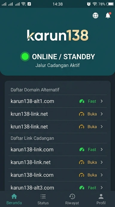 Link Alternatif Karun138 untuk Pengguna Android